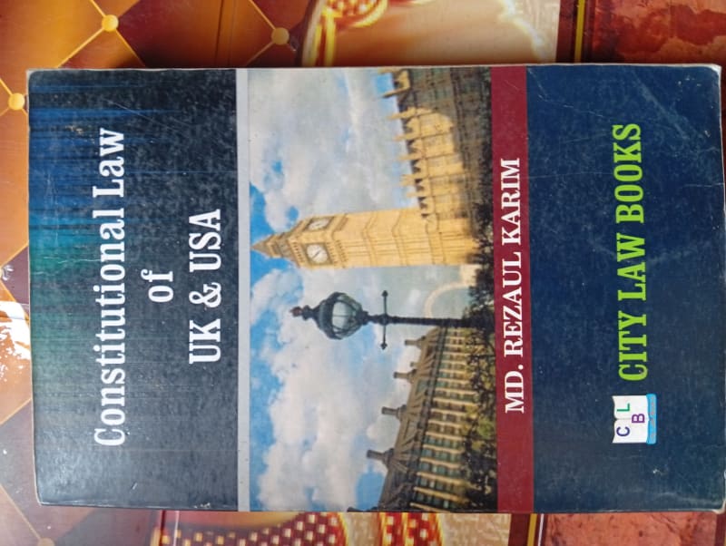 Constitutional Law of UK & USA by MD.Rezaul Karim | BookCycle BD