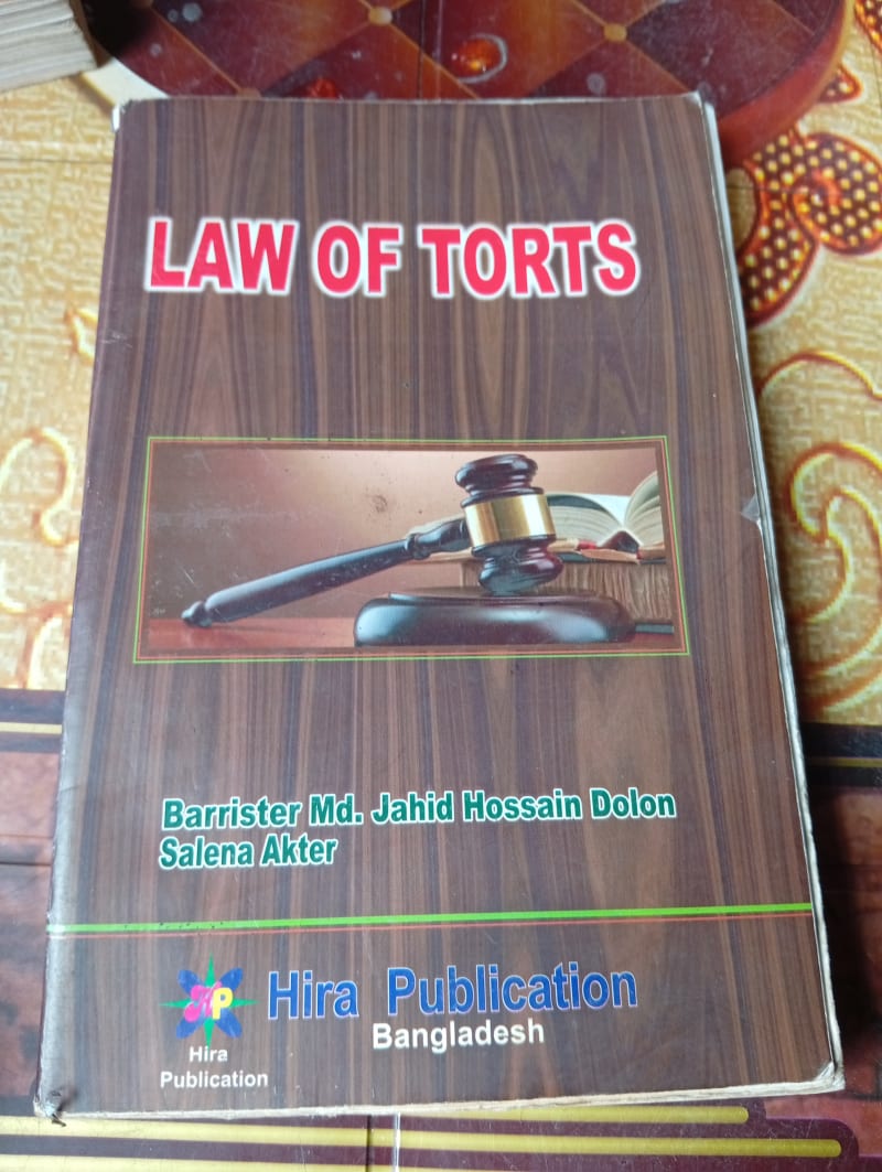 Law of Torts by Barrister Md.Jahid Hossain Dolon & Salena Akter | BookCycle BD