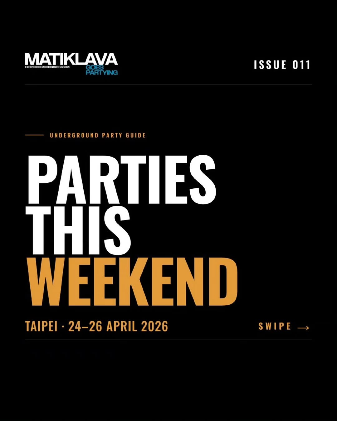 This week's parties are looking 💥