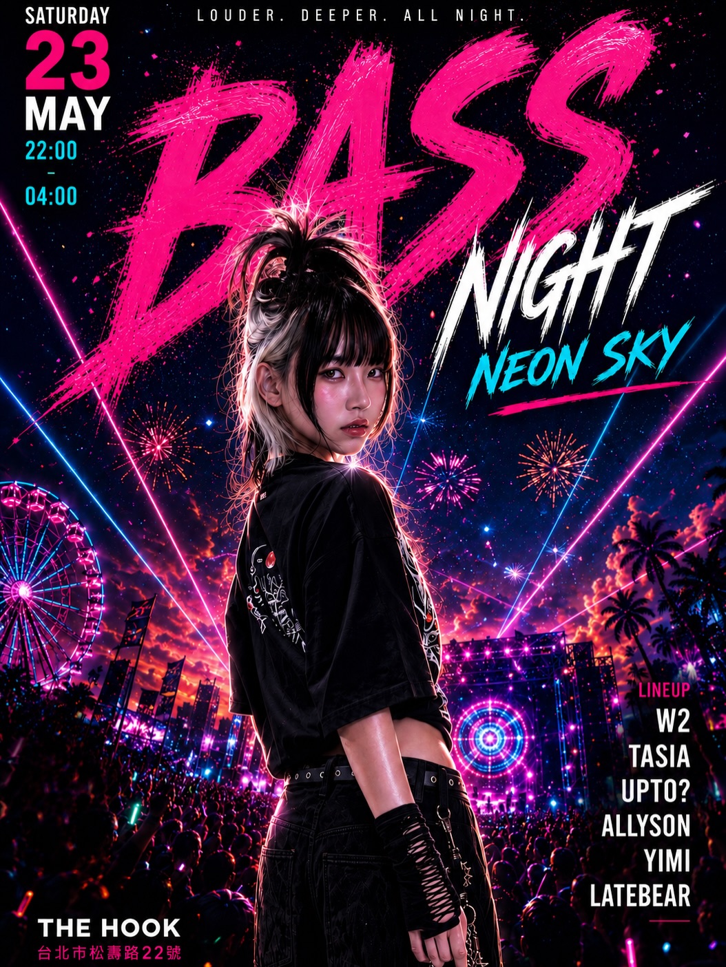 UPTO? presents: Bass Night - Neon Sky
