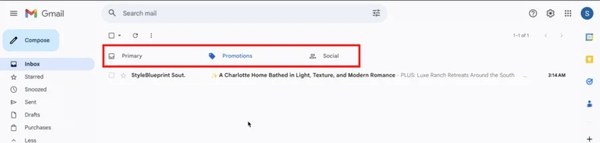 Gmail Promotions tab