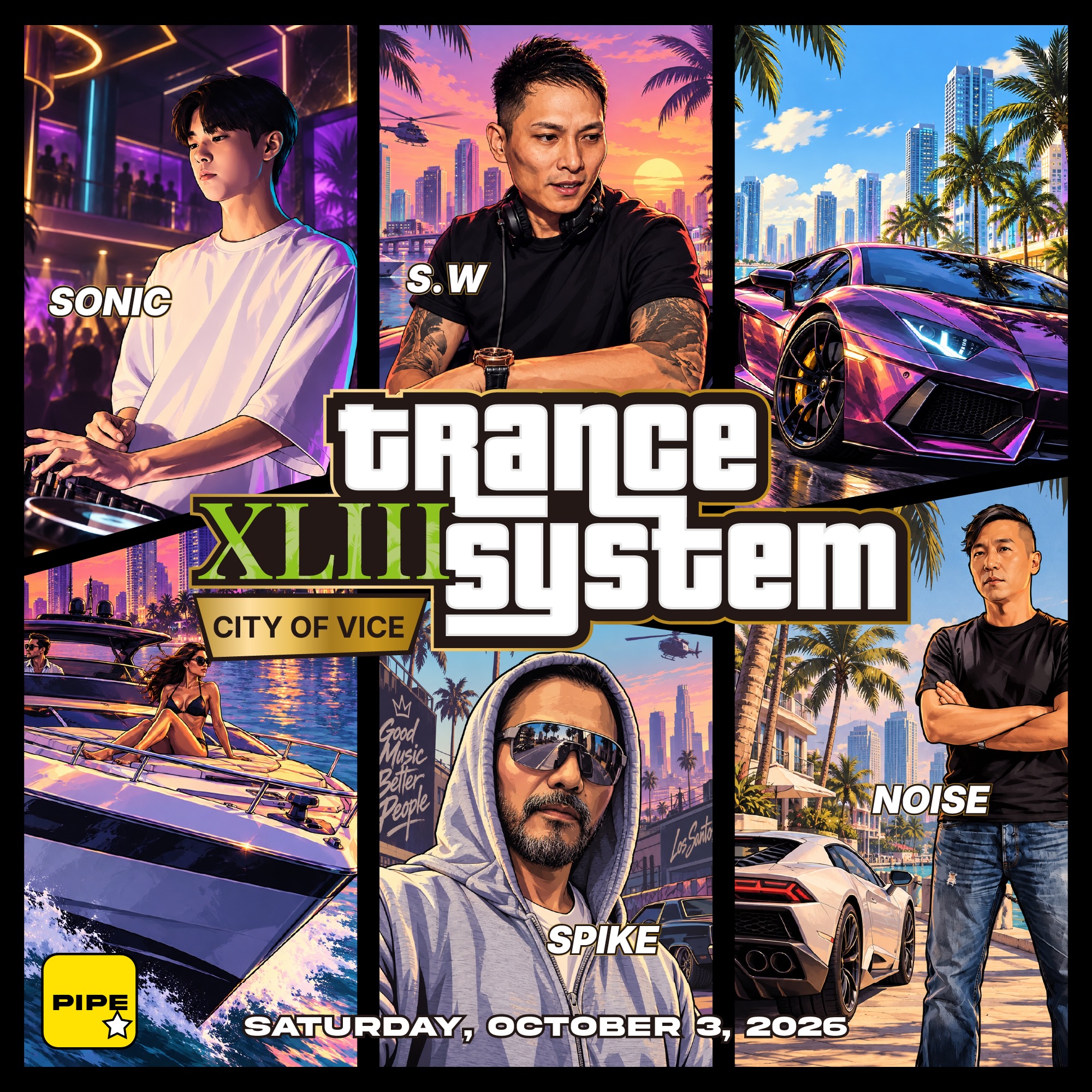 TRANCE SYSTEM XLIII / CITY OF VICE