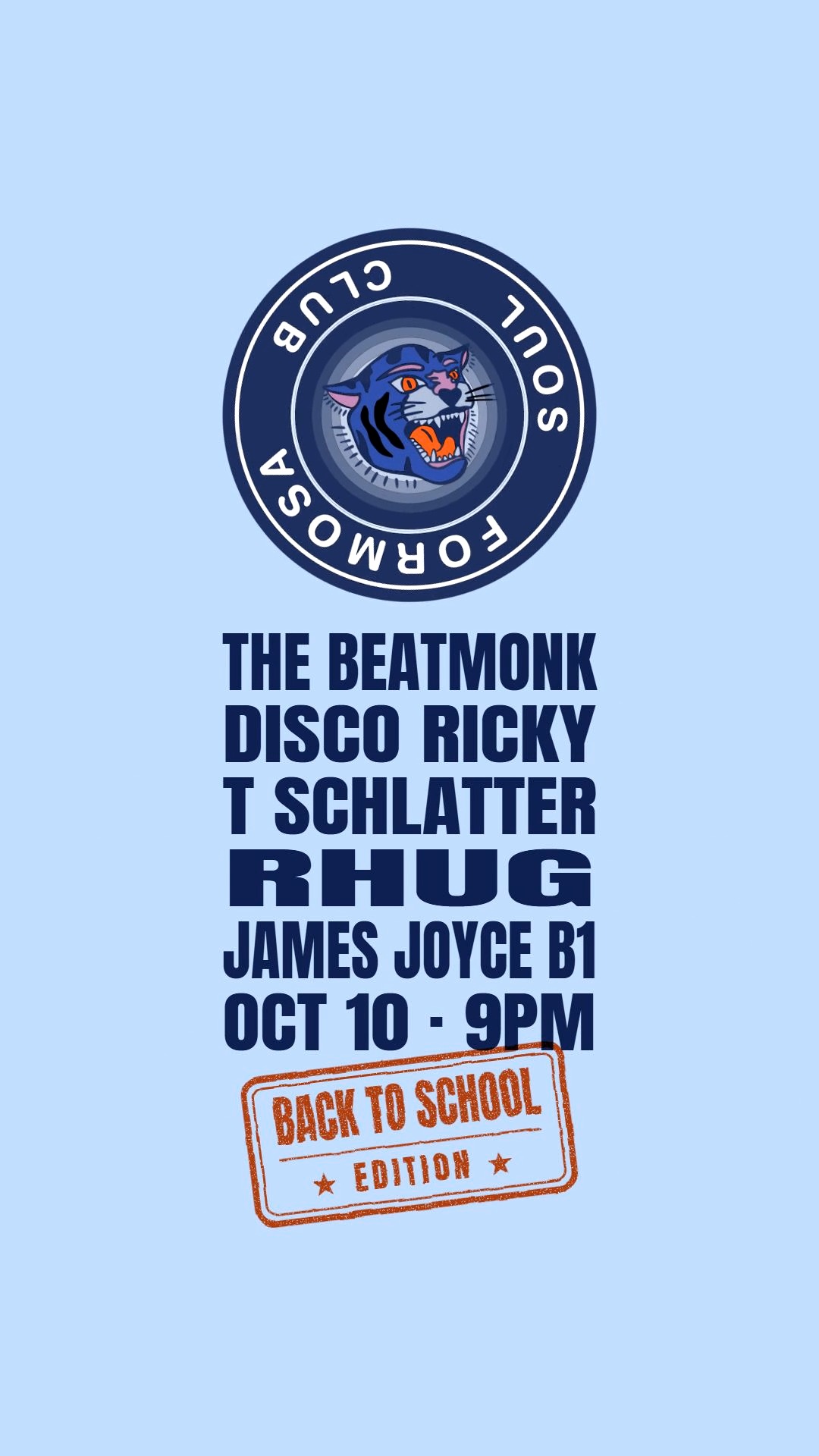 FORMOSA SOUL CLUB - BACK TO SCHOOL EDITION