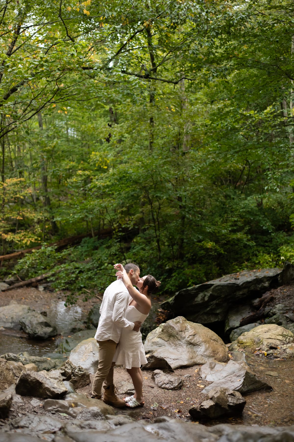 Summer elopement in Shenandoah National Park