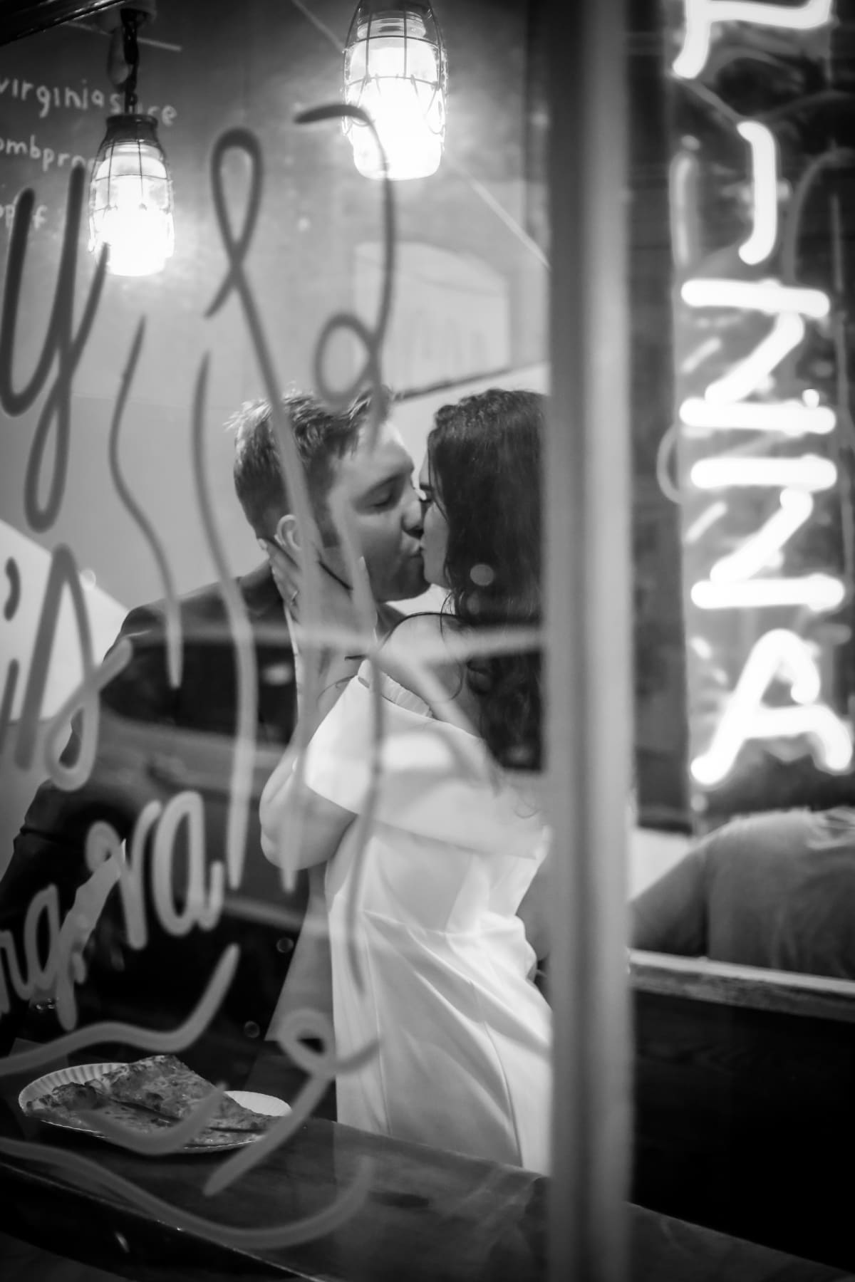 Couple's portrait in Downtown Fredericksburg, Virginia