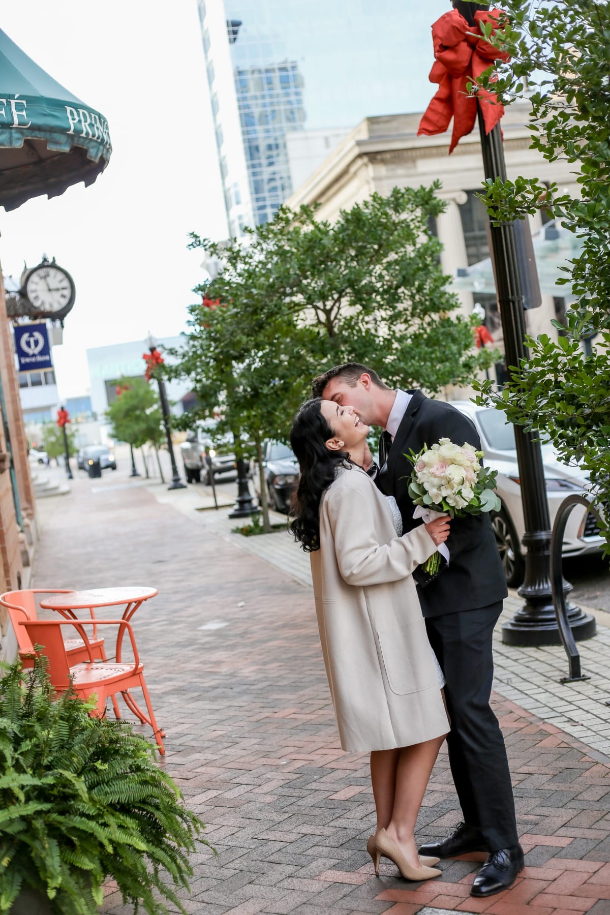 Winter elopement in Norfolk, Virginia