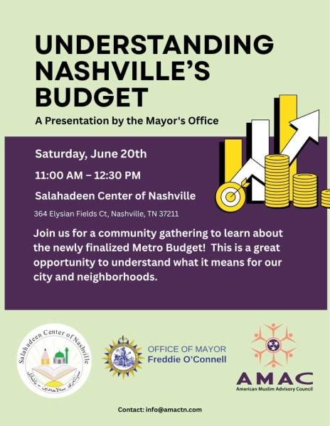 Nashville Budget Presentation — Mayor's Office