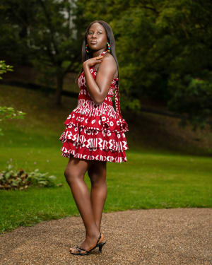 Omotejiri – Tiered Mini Dress