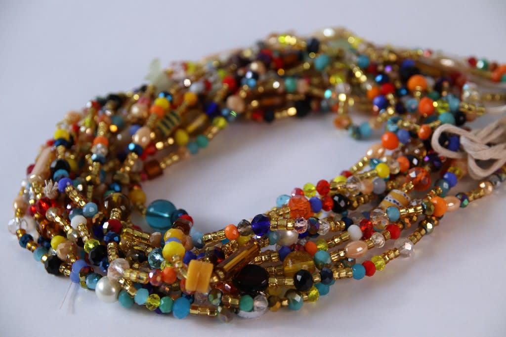 Kinwave Carnival – Multicolour Layered Waist Bead Set