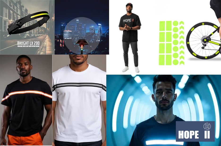 Stay Visible: Reflective Clothing for Walking at Night