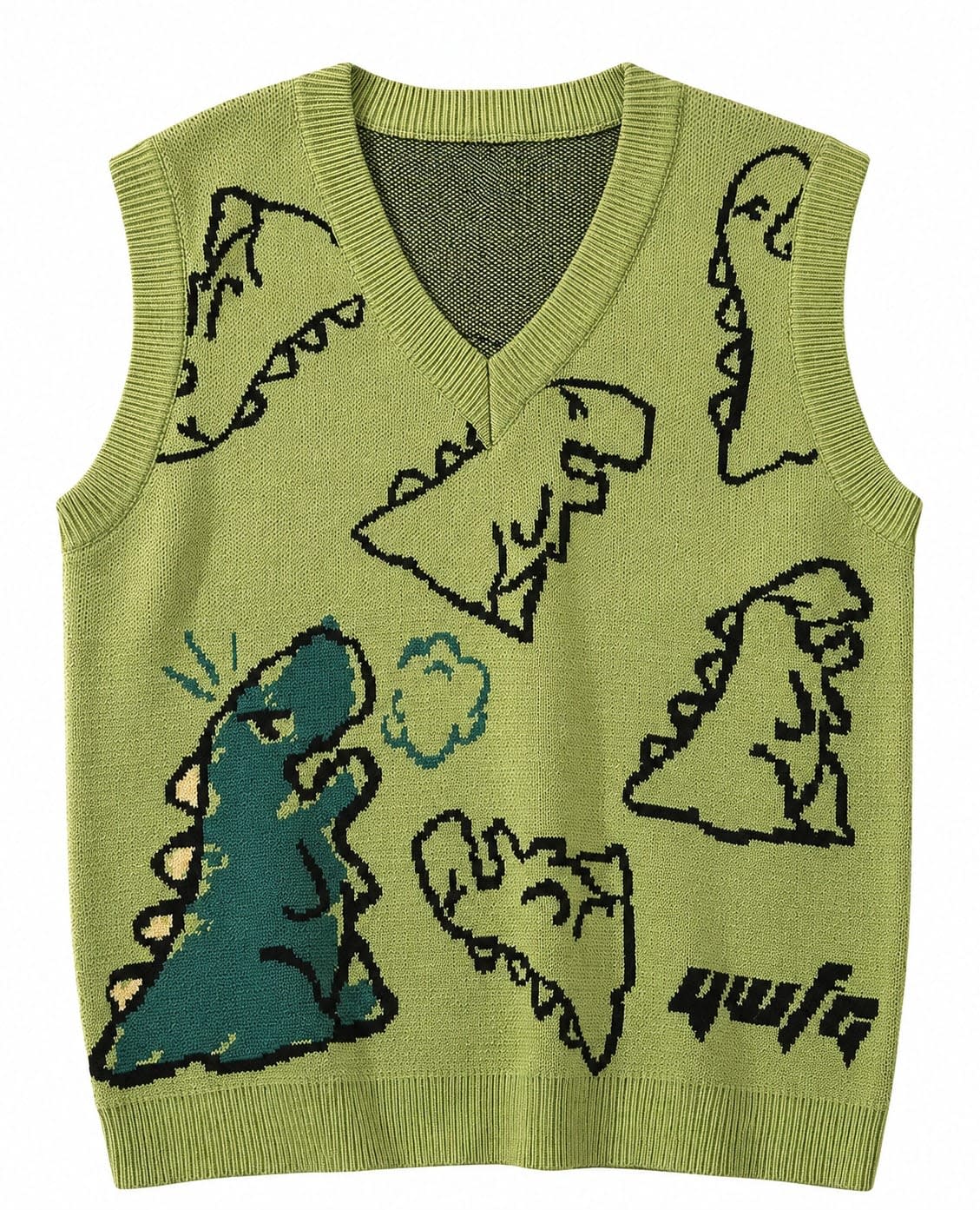 CHALECO TEJIDO VERDE 2