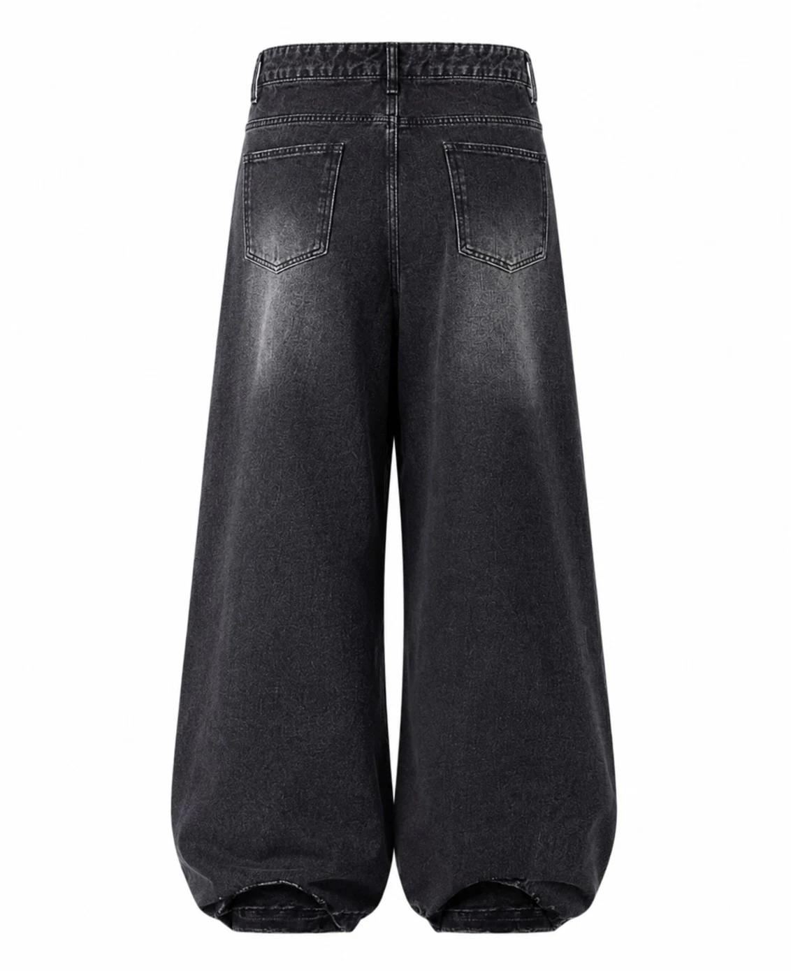 PANTALÓN JEAN BAGGY NEGRO 3