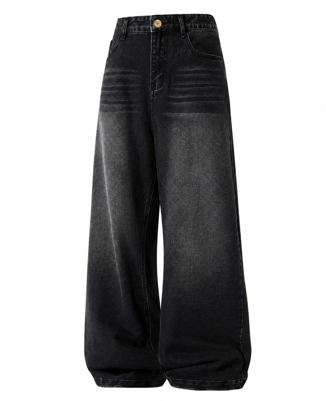 PANTALÓN JEAN BAGGY NEGRO 2
