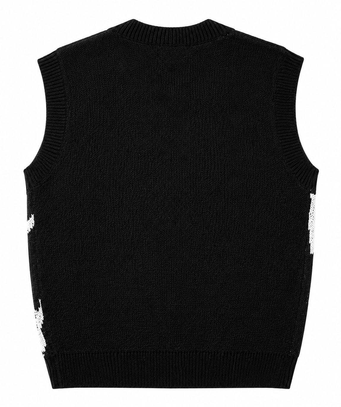CHALECO TEJIDO NEGRO 3