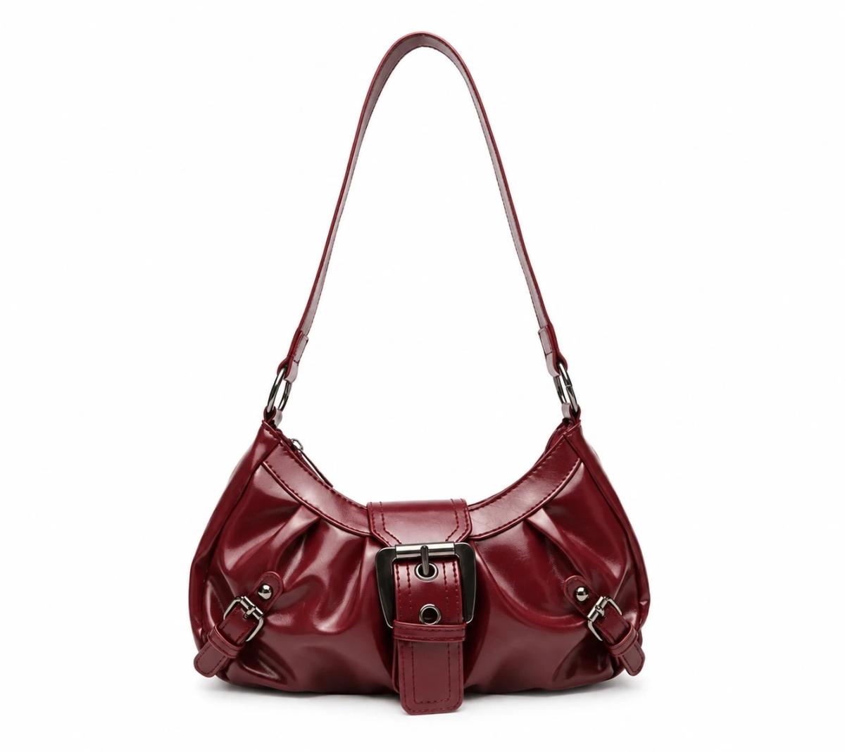 BOlSO DE MANO ROJO VINO 2