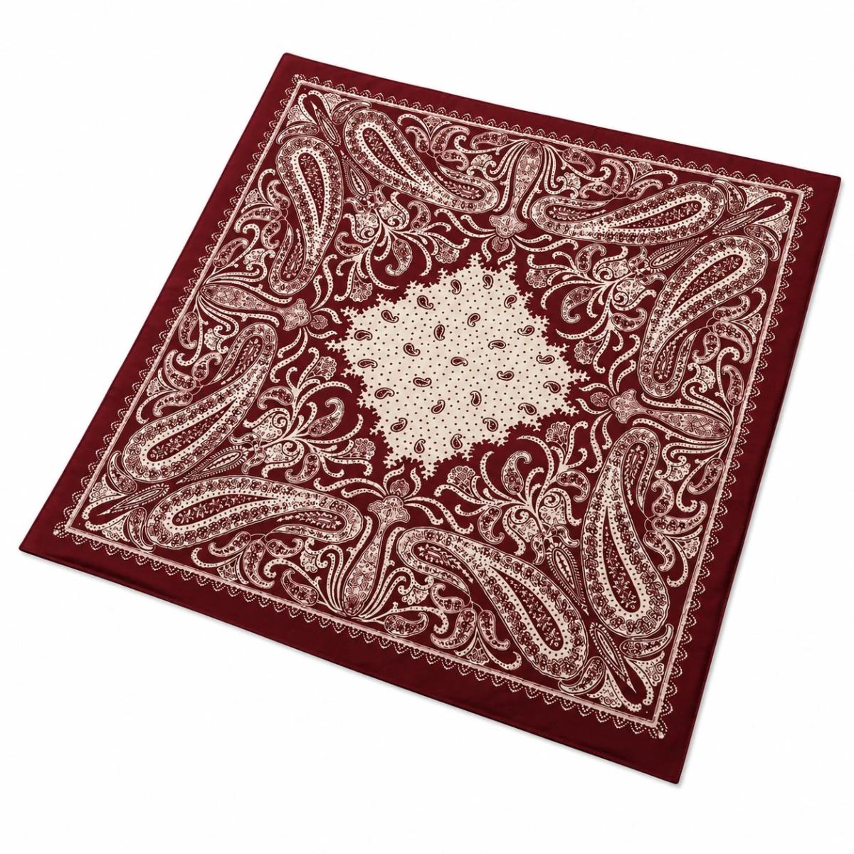 PAÑUELO ROJO VINO 3