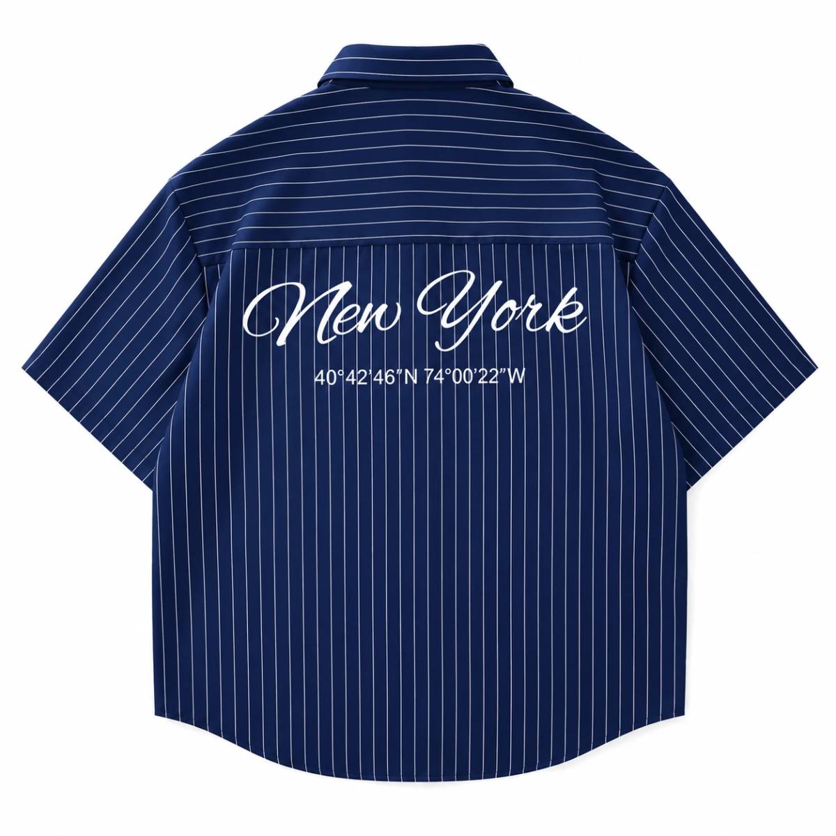 CAMISA A RAYAS AZUL 3