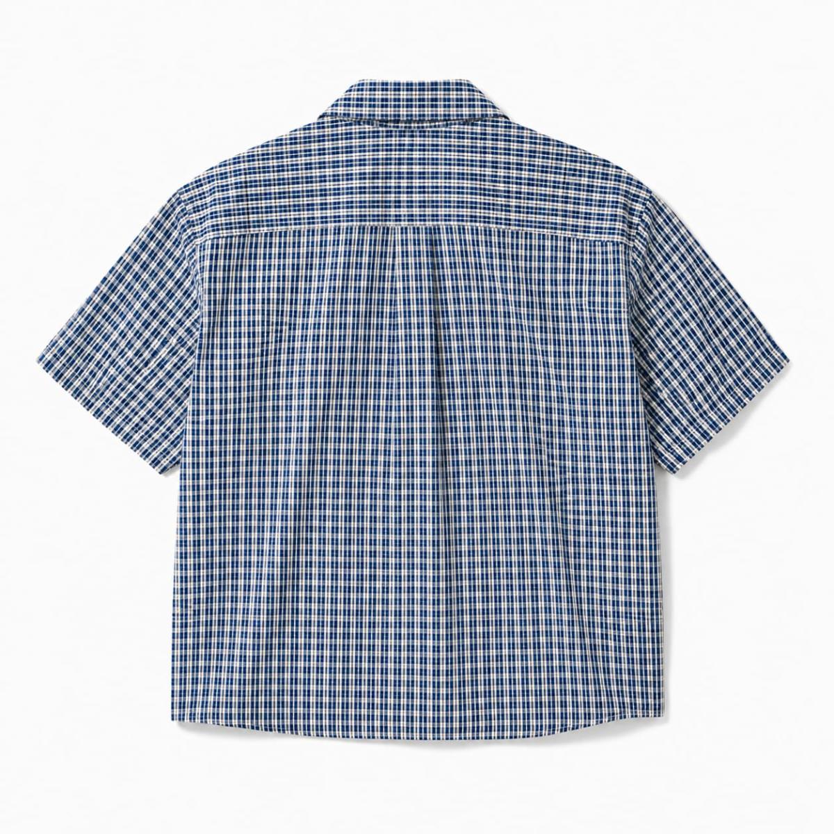 CAMISA A CUADROS CELESTE 3