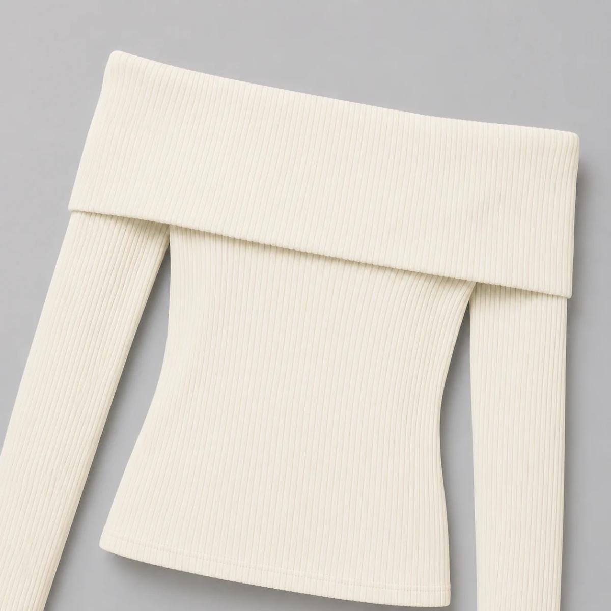 BLUSA AL HOMBRO BLANCO
