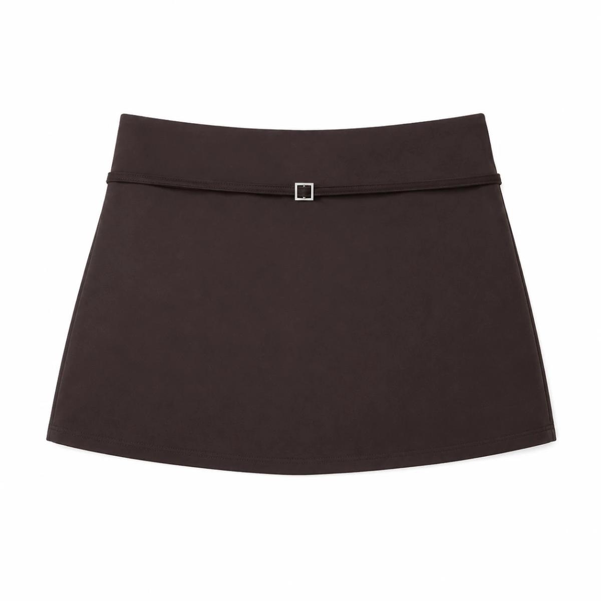 MINIFALDA MARRON 2