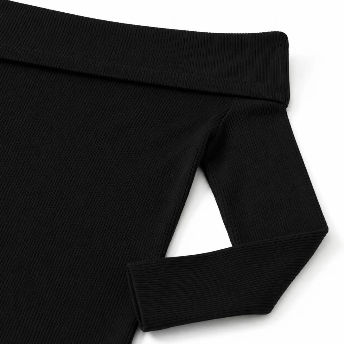 Polo / top manga larga off shoulder.