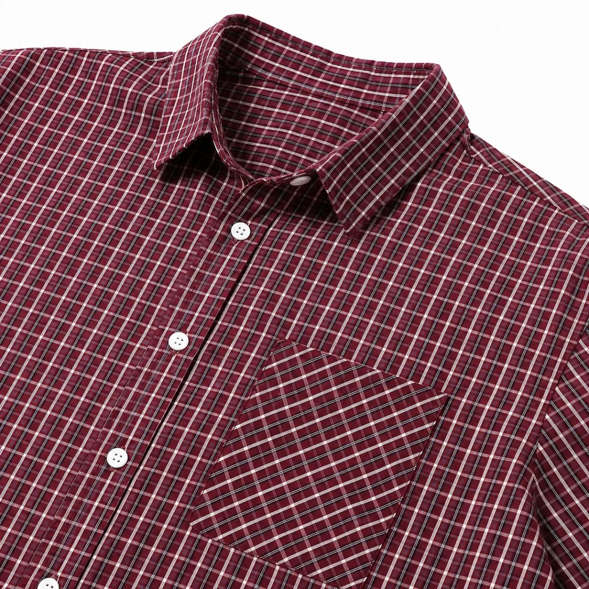 Camisa Burgundy Plaid