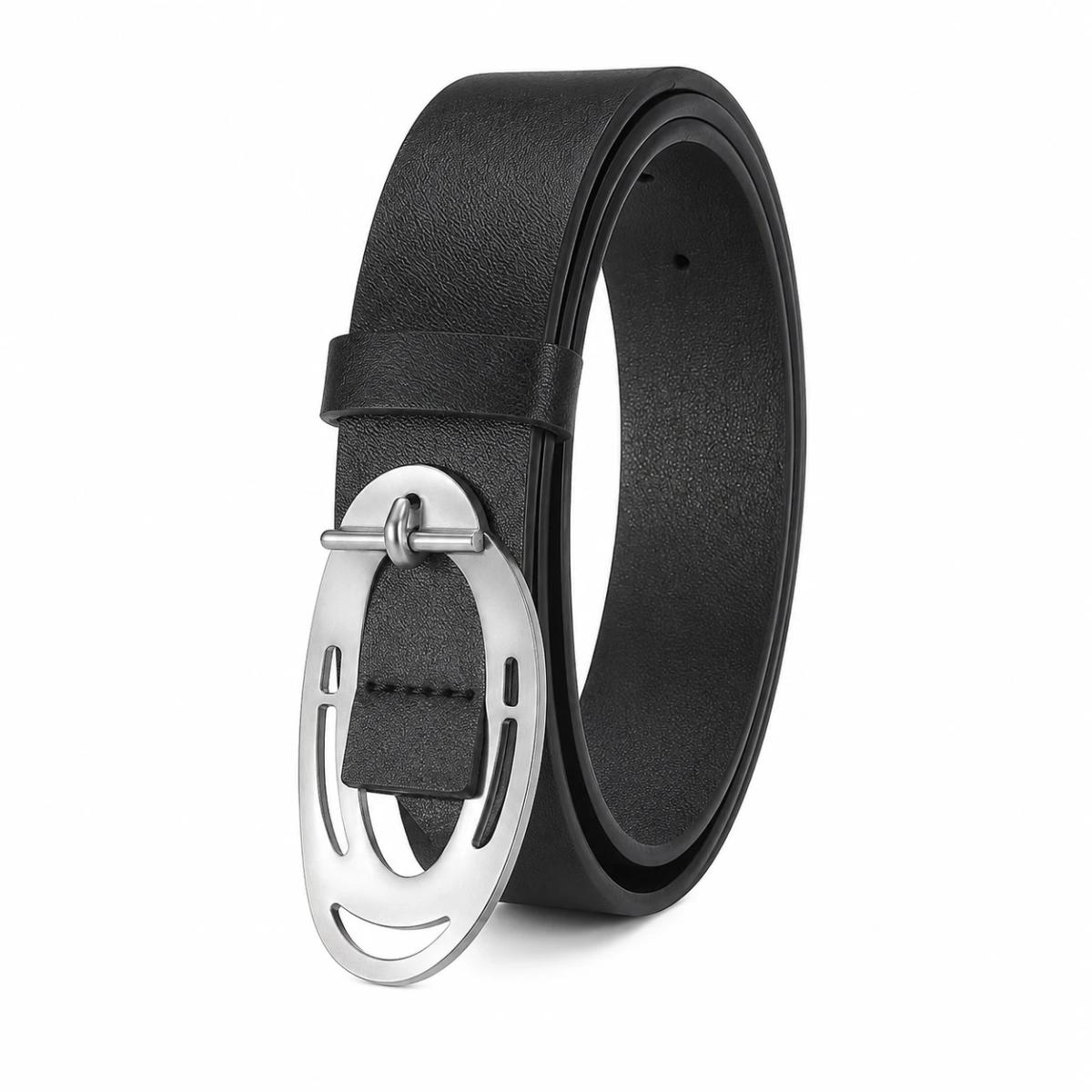 Correa Silver Buckle Black 2