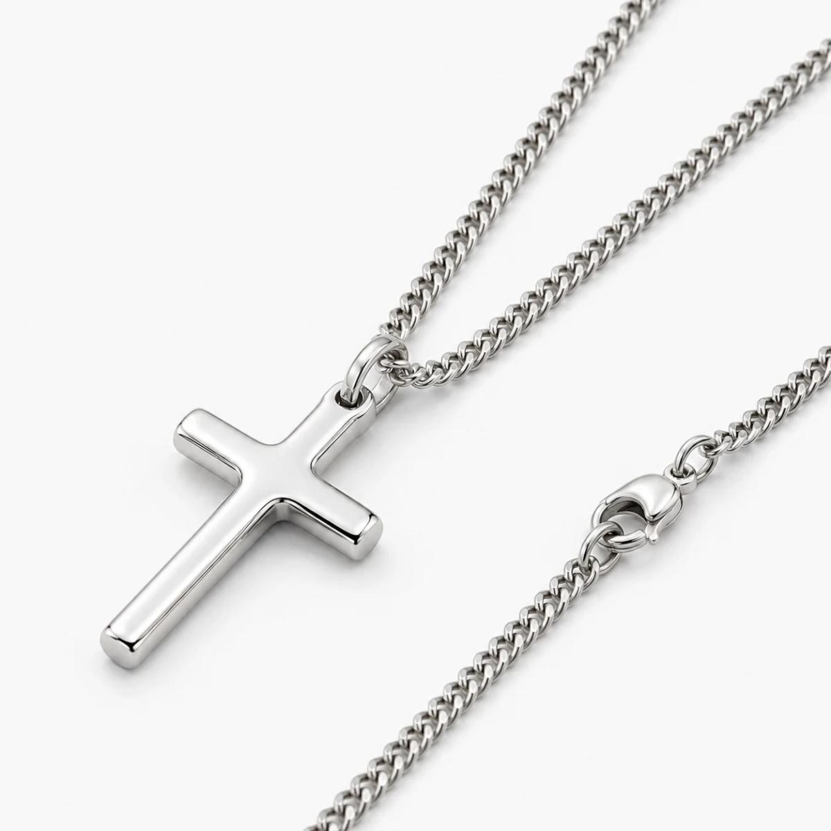 Collar Cross Silver