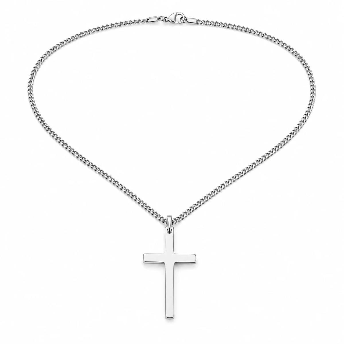 Collar Cross Silver 2