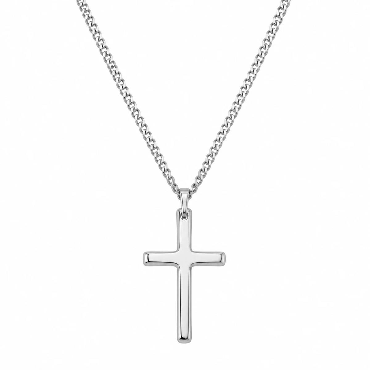 Collar Cross Silver 3