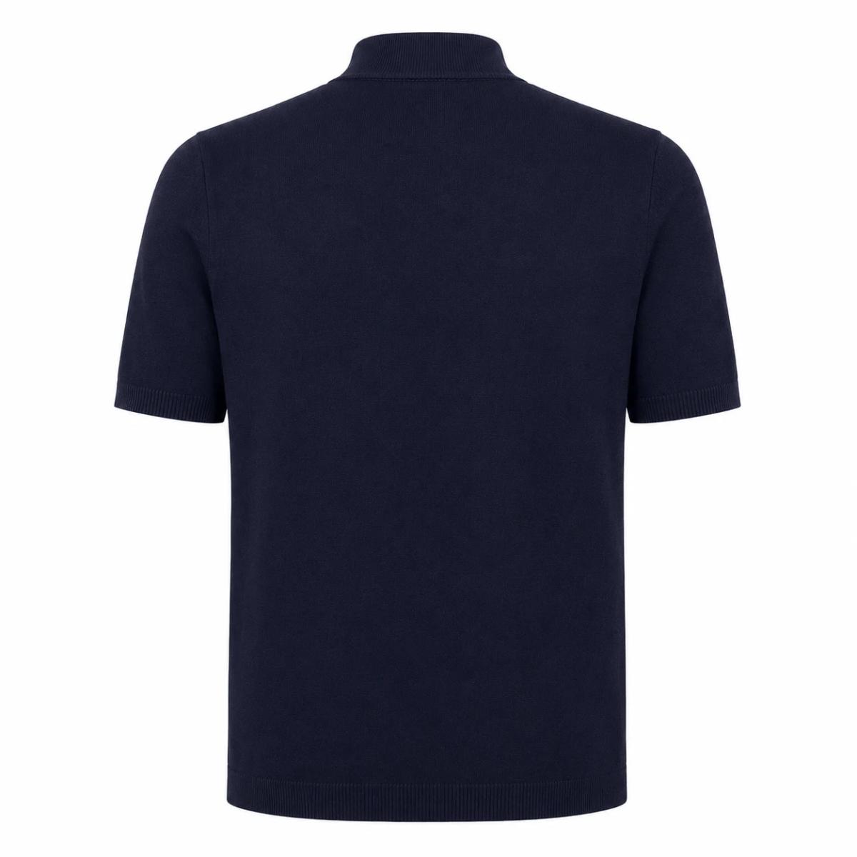 Polo Mock Neck Black 3