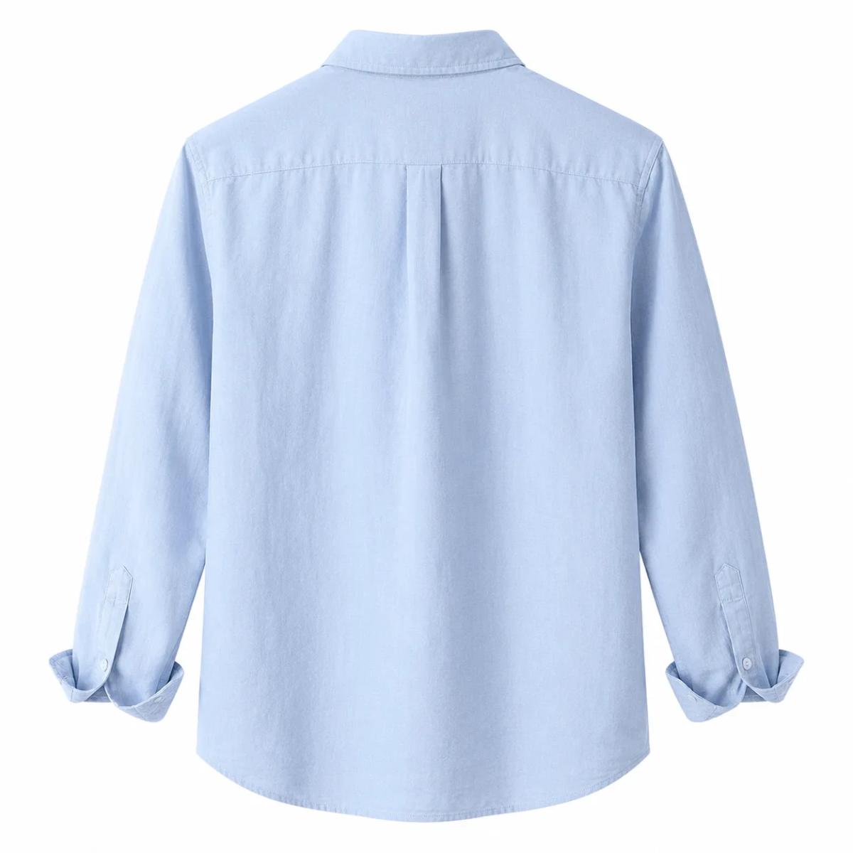 Camisa Sky Blue Linen 3