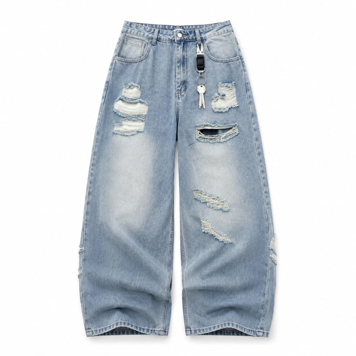 Pantalón Denim Ripped Baggy 2