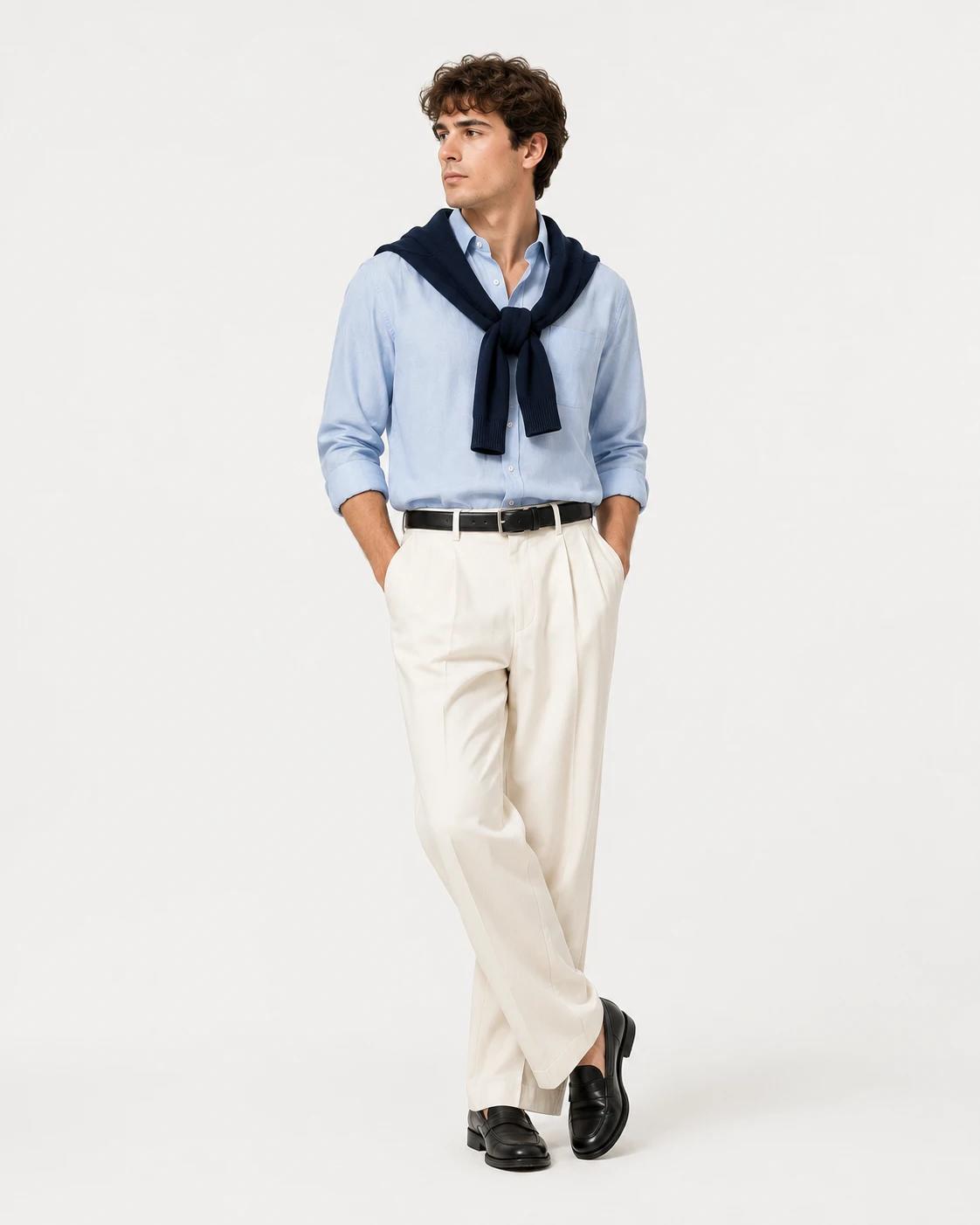 Preppy Blue Cream