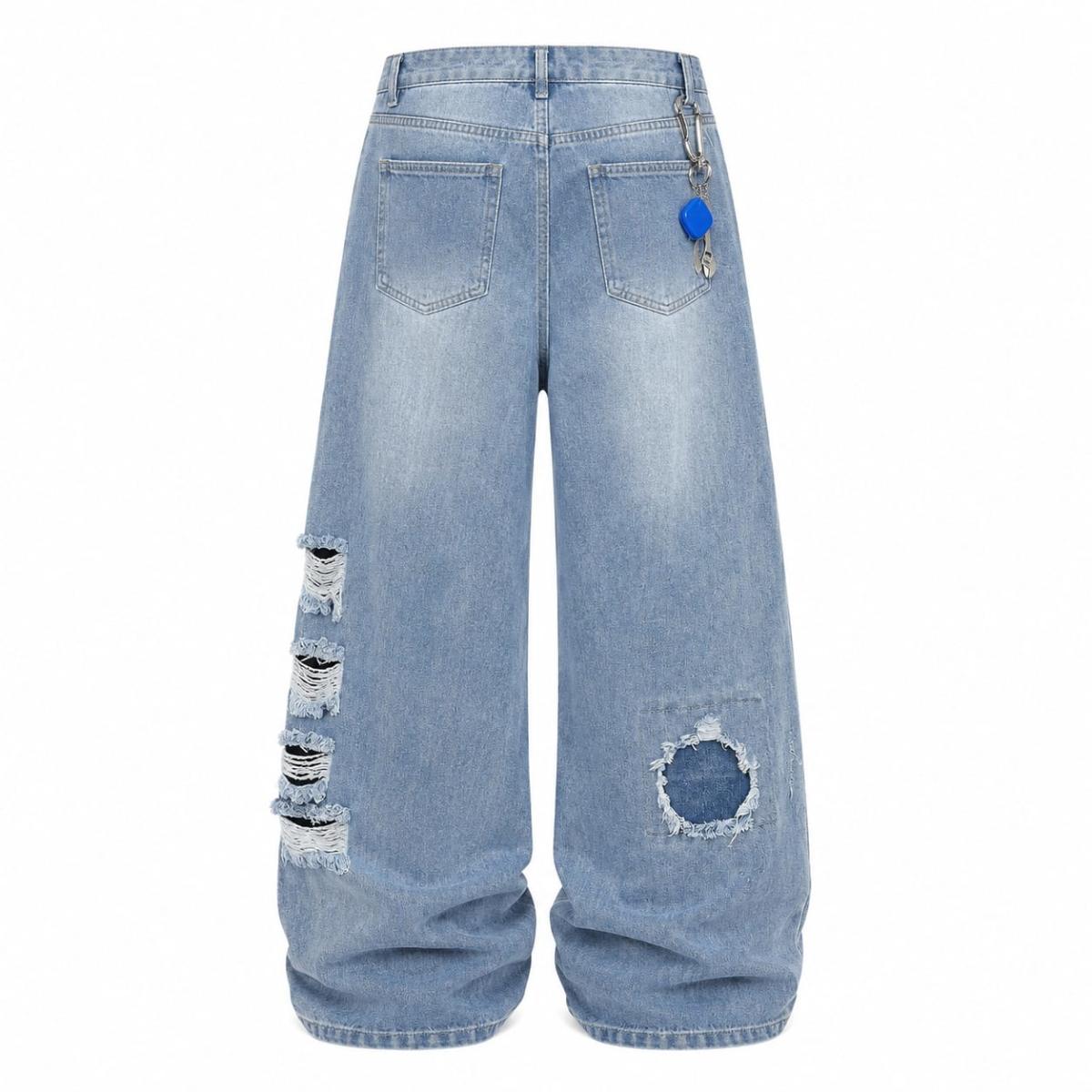 Jean Destroyed Baggy 3