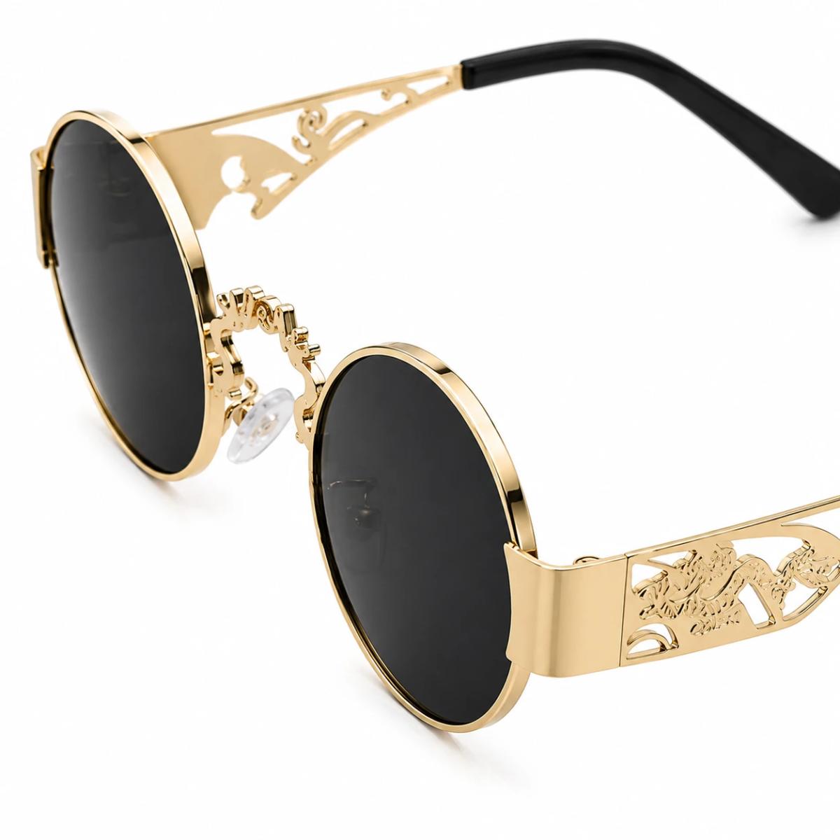 Golden Dark Glasses