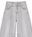 PANTALÓN JEAN BAGGY GRIS