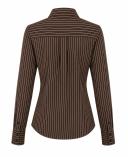 CAMISA MARRON A RAYAS 3