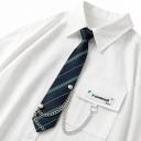 CAMISA OVERSIZE BLANCO CON CORBATA 1