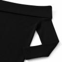 Polo / top manga larga off shoulder. 1