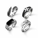 Set de Anillos Silver Star 2