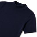 Polo Mock Neck Black 1