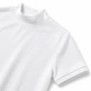 Polo Mock Neck White 1