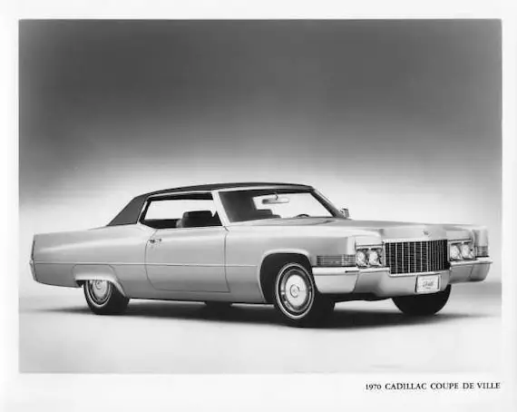 The 1970 Cadillac Coupe DeVille - Design and Styling