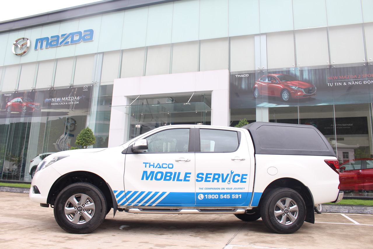 Xe chăm sóc xe lưu động Mazda