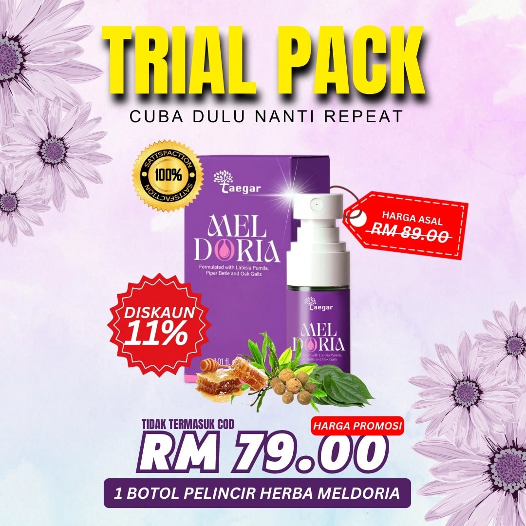Pakej Trial, 1 botol Meldoria Gel first-time