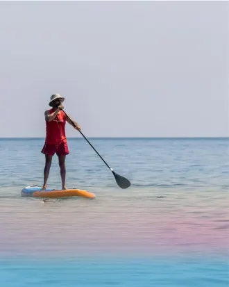 Stand-Up Paddleboarding at The Beach Park, Port City