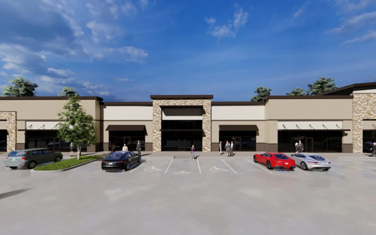 Kip's Crossing retail building rendering