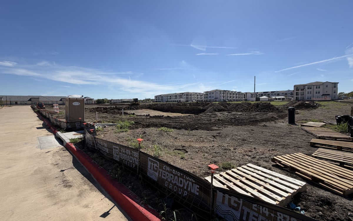 Creekside Celina Office Park Phase II site work, October 11, 2026