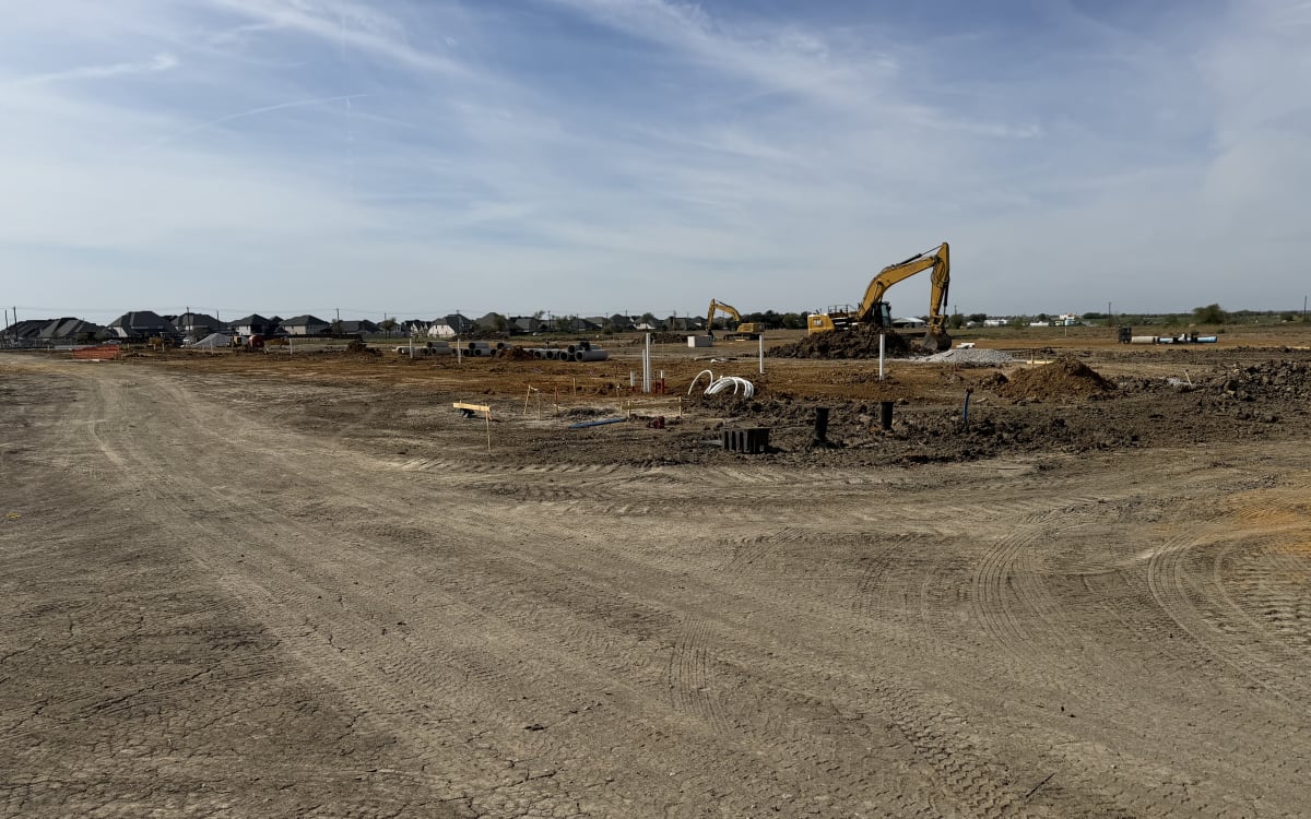 Heritage Business Park Phase II dirt work, October 25, 2026